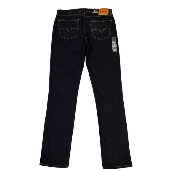 Levis 511 Jeans Mens 36x36 Blue Slim Fit Tapered Leg Stretch Denim Casual *READ* - Picture 2 of 12